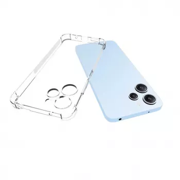 Evelatus Xiaomi Redmi 12 militaire shockproof silicone case transparant