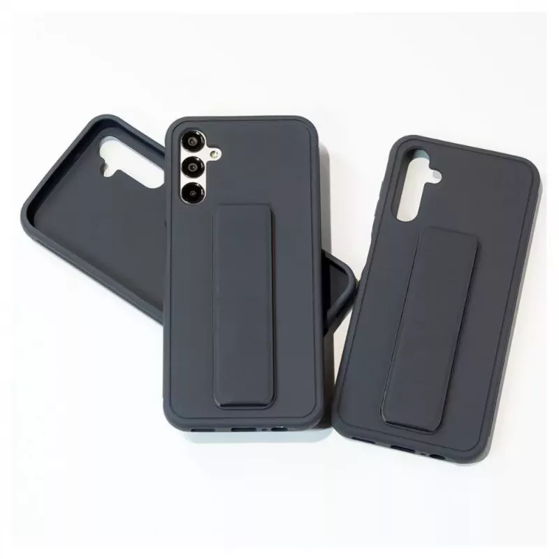 iLike Samsung Galaxy A14 5G silicone case met standaard blauw