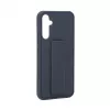 iLike Samsung Galaxy A34 5G silicone case met standaard blauw