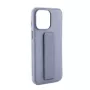 iLike Apple iPhone 13 siliconen hoesje met standaard paars