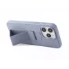 iLike Apple iPhone 14 Pro siliconen hoesje met standaard paars