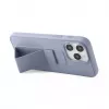 iLike Apple iPhone 15 Pro siliconen hoesje met standaard paars