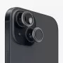 Evelatus Apple iPhone 15 Camera Lens Protector Armor zwart
