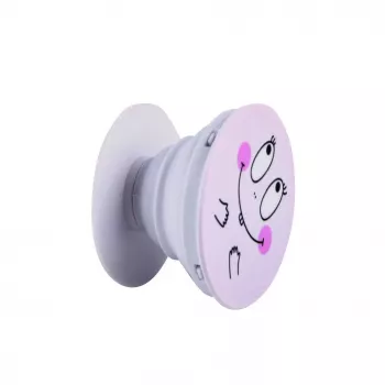 iLike Universele Pop Holder Smile Pink