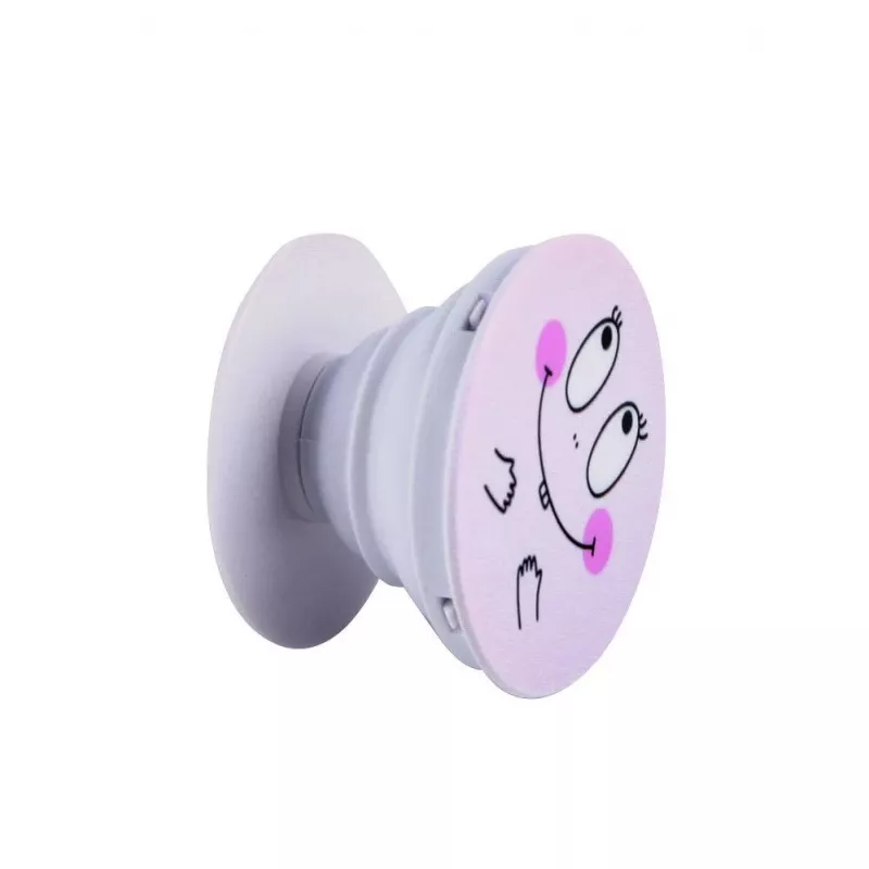 iLike Universele Pop Holder Smile Pink
