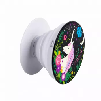 iLike Universele Pop Holder Unicorn Black