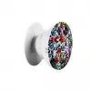 iLike Universele Pop Holder Stickers - zwart - 1 pack