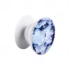 iLike Universele Pop Holder Marble Blue Silver