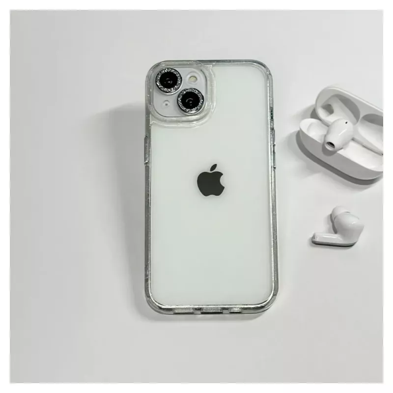 iLike Apple iPhone 14 Stars Lens Acryl Cover Wit