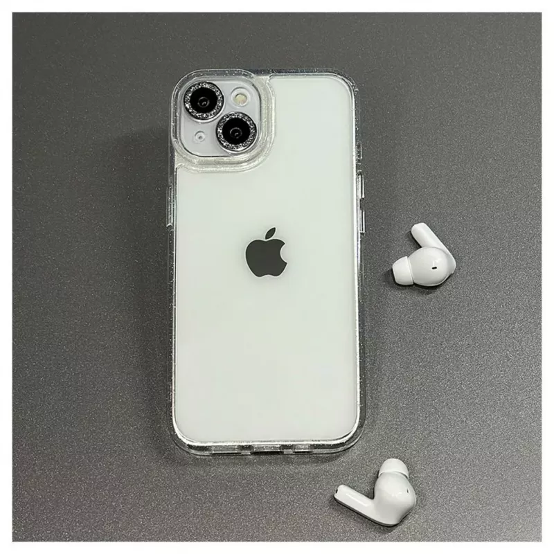 iLike Apple iPhone 14 Stars Lens Acryl Cover Wit
