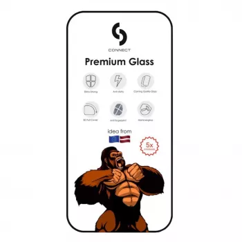 Connect Apple iPhone 15 Plus 3D Corning Gorilla Glass 5X Strong zwart