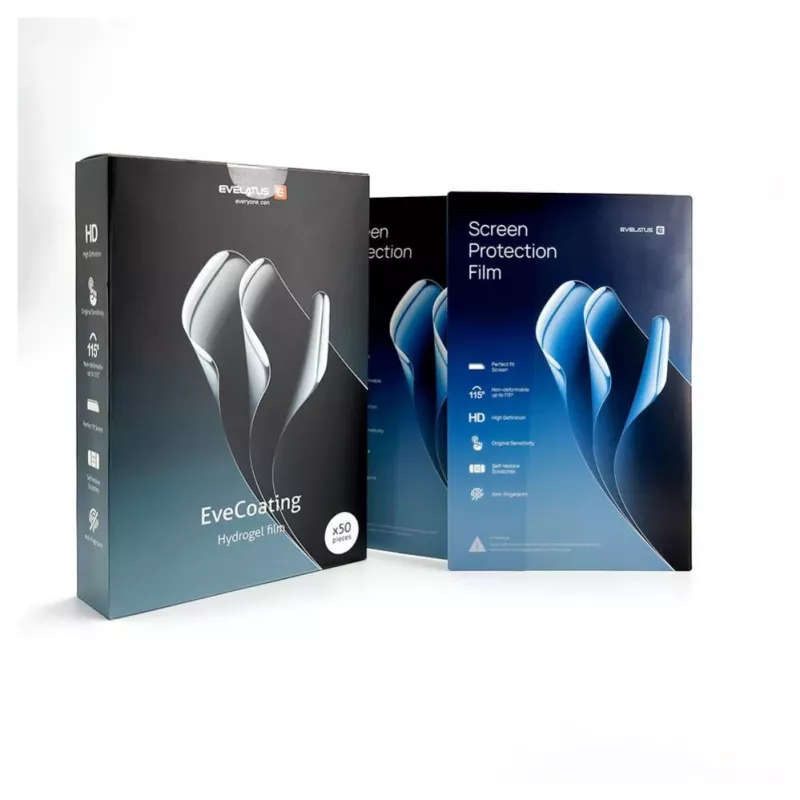 Evelatus Premium HD Sterke Anti-vingerafdruk Film Hydrogel Screenprotector Transparant