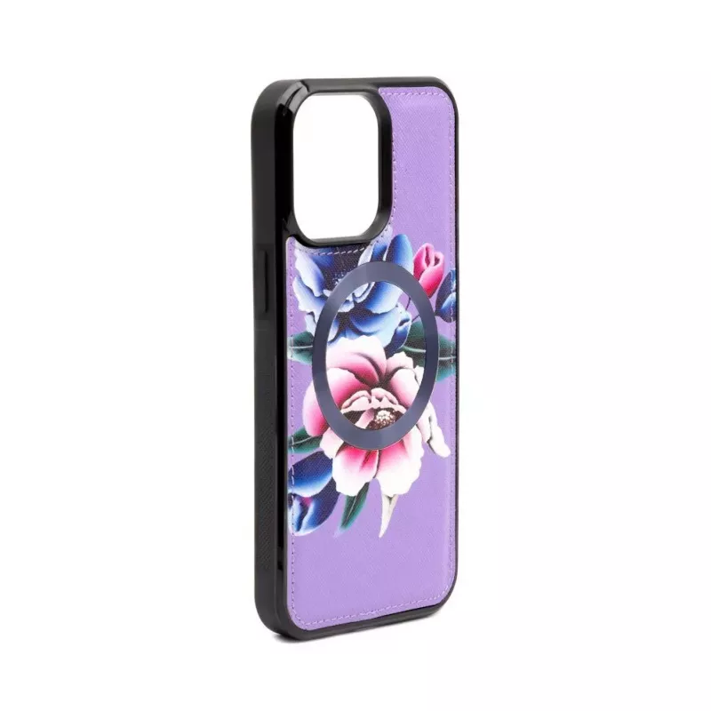 Evelatus Apple iPhone 15 Pro Wallet en Slim Cover Case paars