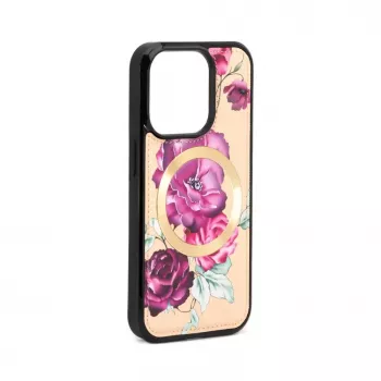 Evelatus Apple iPhone 15 Pro Wallet en Slim Cover Case beige