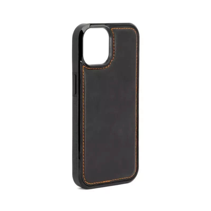 Evelatus Apple iPhone 15 Magnet Zip Pocket Case Ritsontwerp Zwart