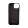 Evelatus Apple iPhone 15 Magnet Zip Pocket Case Ritsontwerp Zwart