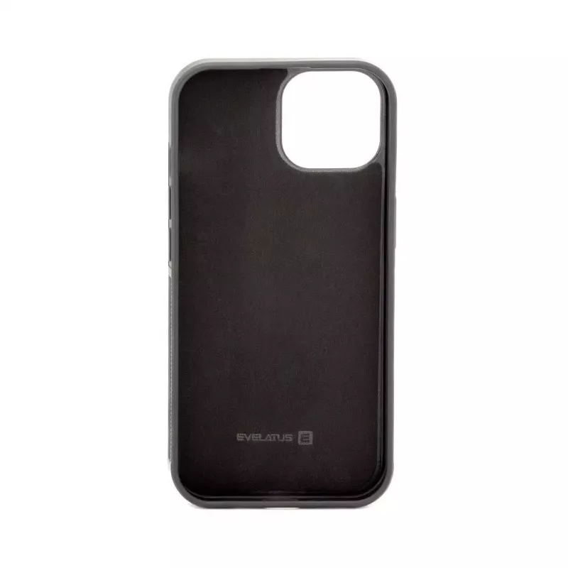 Evelatus Apple iPhone 15 Magnet Zip Pocket Case Ritsontwerp Zwart