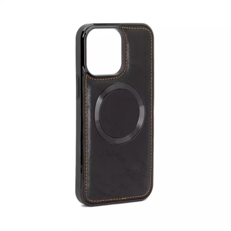Evelatus Apple iPhone 15 Pro Multifunctionele portemonnee polsband leren hoes Zwart