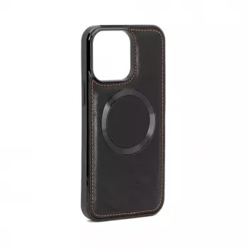 Evelatus Apple iPhone 15 Pro Max Multifunctionele portemonnee polsband leren hoes Zwart