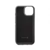 Evelatus Apple iPhone 15 Leren etui ritsontwerp bloem Zwart