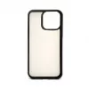 Evelatus Apple iPhone 14 Pro Leren etui met ritsontwerp bloemwit