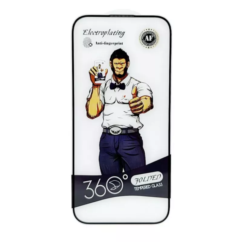 Evelatus Apple iPhone 15 Pro Max 2.5D Full Cover Glass Anti-statisch Licht Zwart