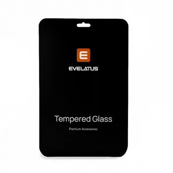 Evelatus Galaxy Tab S9 FE Plus 3x Sterk 0,33mm Vlakglas Displayschermfolie transparant, antistatisch