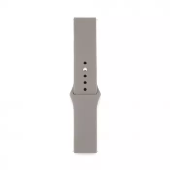 Connect 20mm Siliconen Loop Horlogeband (S/M 110mm) grijs