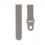 Connect 20mm Siliconen Loop Horlogeband (S/M 110mm) grijs