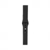 Connect 20mm Siliconen Loop Horlogeband (130mm M/L) zwart