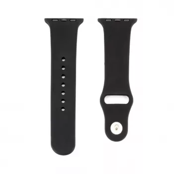 Connect Watch 38/40/41mm Siliconen Loop Horlogeband (110mm S/M) zwart