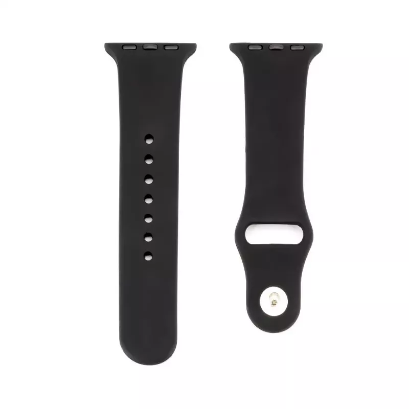 Connect Watch 38/40/41mm Siliconen Loop Horlogeband (110mm S/M) zwart
