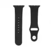 Connect Watch 38/40/41mm Siliconen Loop Horlogeband (132mm M/L) zwart