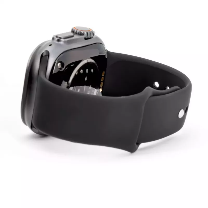 Connect Watch 38/40/41mm Siliconen Loop Horlogeband (132mm M/L) zwart