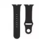 Connect Watch 38/40/41mm Siliconen Loop Horlogeband (132mm M/L) zwart