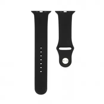 Connect Watch 42/44/45mm Siliconen Loop Horlogeband (S/M 110mm) zwart