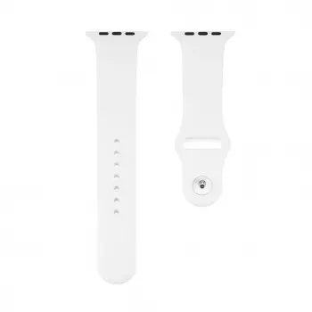 Connect Watch 42/44/45mm Siliconen Loop Horlogeband (S/M 110mm) wit