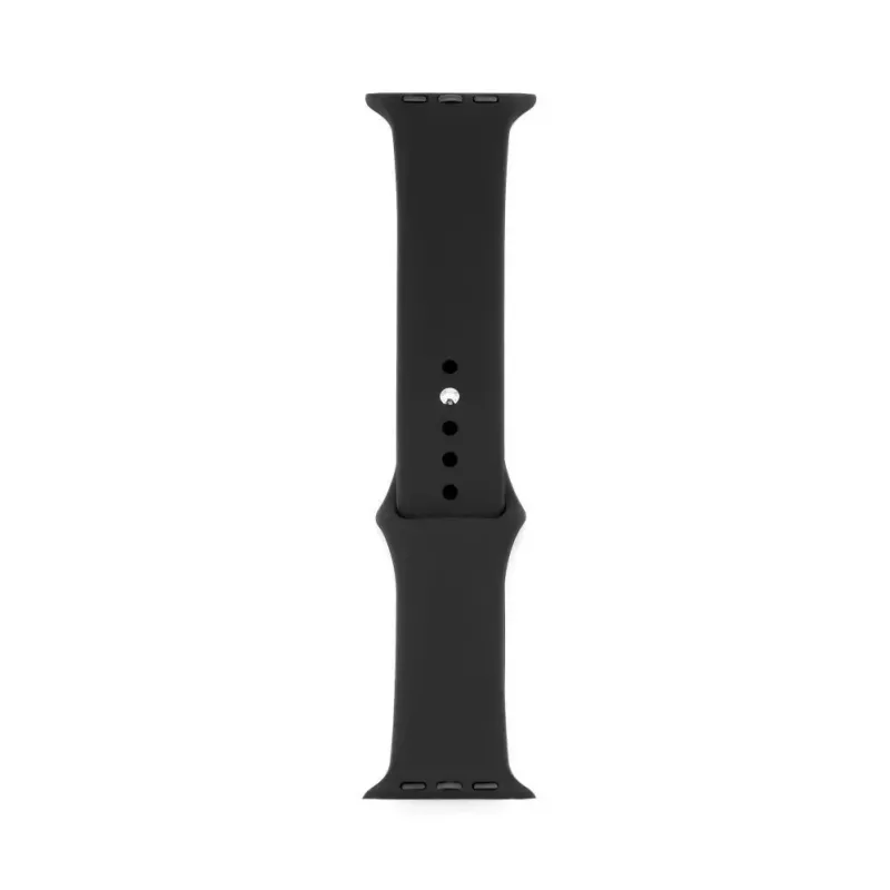 Connect Watch 42/44/45mm Siliconen Loop Horlogeband (140mm M/L) zwart