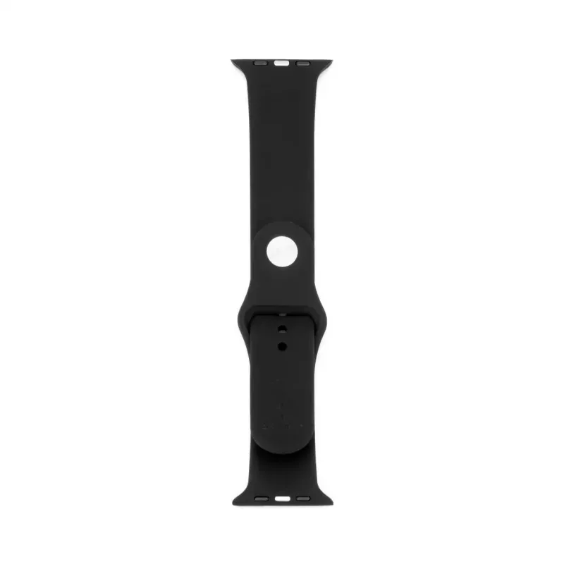 Connect Watch 42/44/45mm Siliconen Loop Horlogeband (140mm M/L) zwart