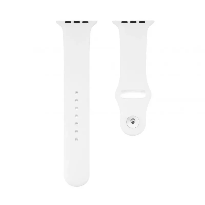 Connect Watch 42/44/45mm Siliconen Loop Horlogeband (140mm M/L) wit