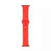Connect Watch 42/44/45mm Siliconen Loop Horlogeband (140mm M/L) rood