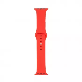 Connect Watch 42/44/45mm Siliconen Loop Horlogeband (140mm M/L) rood