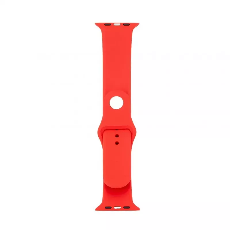 Connect Watch 42/44/45mm Siliconen Loop Horlogeband (140mm M/L) rood