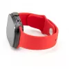 Connect Watch 42/44/45mm Siliconen Loop Horlogeband (140mm M/L) rood