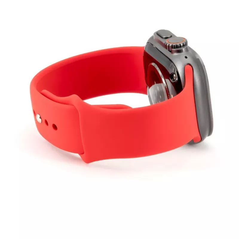 Connect Watch 42/44/45mm Siliconen Loop Horlogeband (140mm M/L) rood