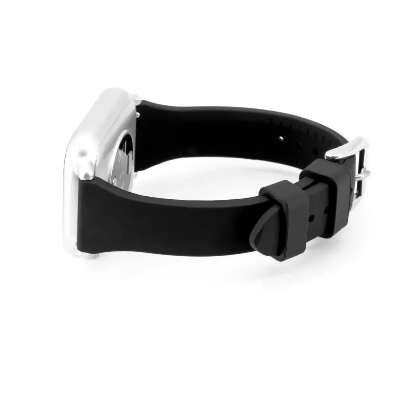 Connect 20mm T-beugel Siliconen Loop Horlogeband (130mm M/L) zwart