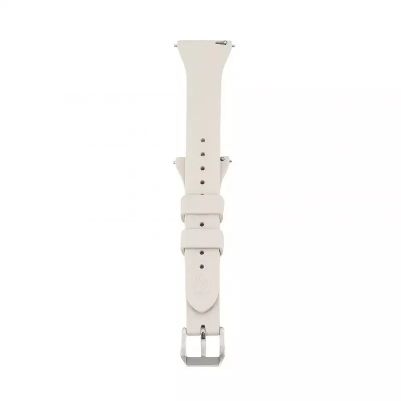 Connect 20mm T-beugel Siliconen Loop Horlogeband (130mm M/L) zilver