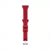 Connect 20mm T-beugel Siliconen Loop Horlogeband (130mm M/L) pruim