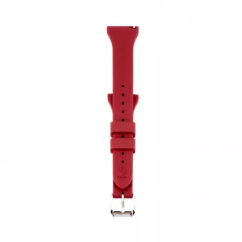 Connect 20mm T-beugel Siliconen Loop Horlogeband (130mm M/L) pruim