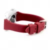 Connect 20mm T-beugel Siliconen Loop Horlogeband (130mm M/L) pruim